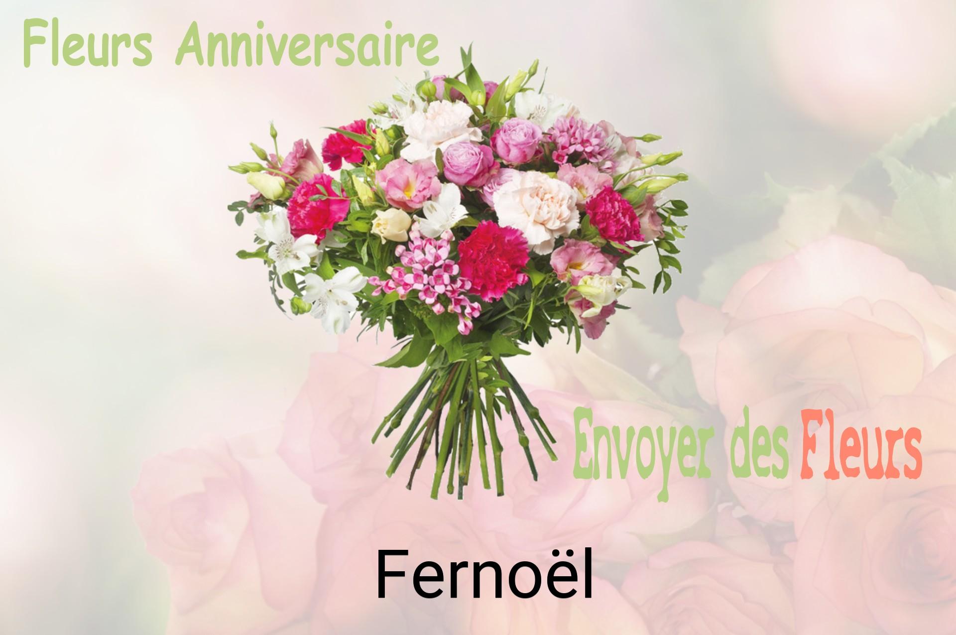 Bouquet de fleurs d’anniversaire livré à Fernoël